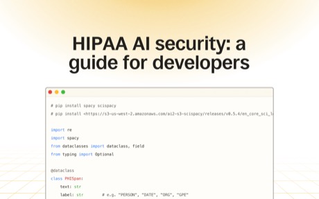 Aptible guide cover: HIPAA AI security: a guide for developers